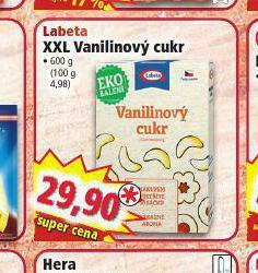 Norma Labeta xxl vanilinový cukr nabídka