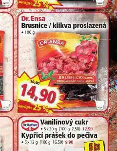 Norma Dr. ensa brusnice / klikva proslazená nabídka