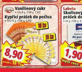 Norma Vanilínový cukr nabídka