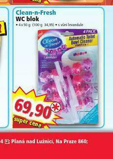 Norma Clean-n-fresh wc blok nabídka