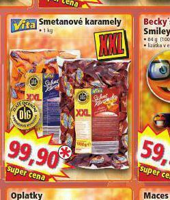 Norma Smetanové karamely nabídka