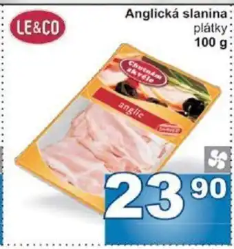Jip Anglická slanina plátky 100 g nabídka