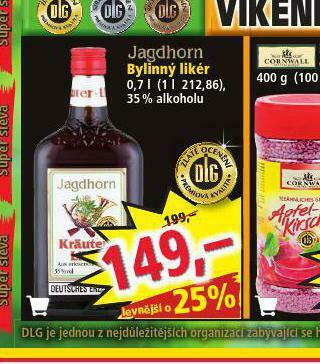Norma Jagdhorn bylinný likér nabídka