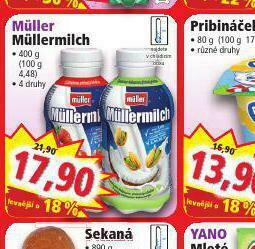 Norma Müller müllermilch nabídka