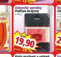 Norma Poličan krájený nabídka