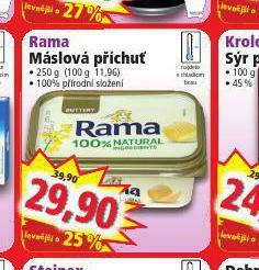 Norma Rama máslová příchuť nabídka