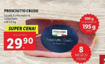 Lidl Prosciutto crudo nabídka
