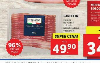 Lidl Pancetta nabídka