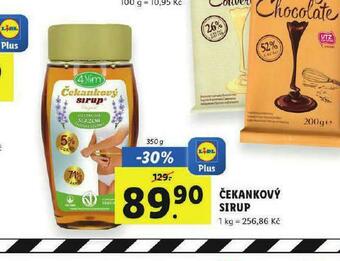 Lidl Čekankový sirup nabídka