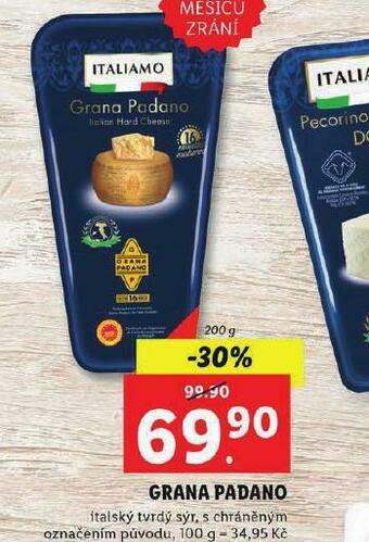 Lidl Grana padano nabídka