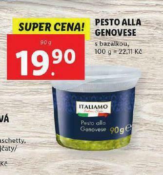 Lidl Pesto alla genovese nabídka