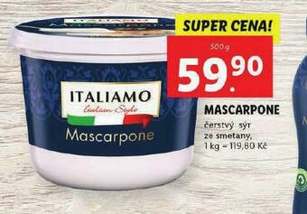 Lidl Mascarpone nabídka