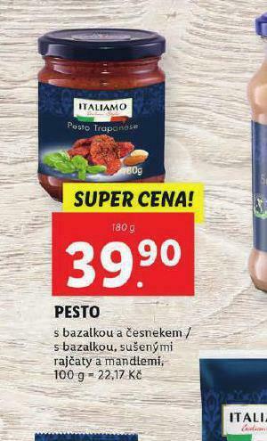 Lidl Pesto nabídka