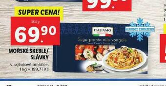 Lidl Mořské škeble / slávky nabídka