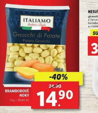 Lidl Bramborové noky nabídka