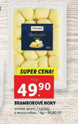 Lidl Bramborové noky nabídka
