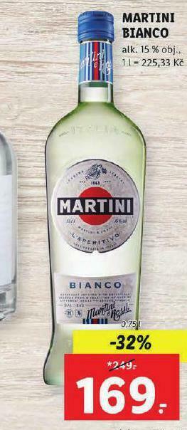 Lidl Martini bianco nabídka