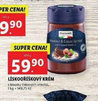 Lidl Lískooříškový krém nabídka
