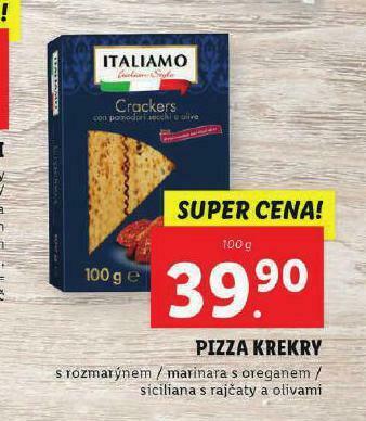 Lidl Pizza krekry nabídka