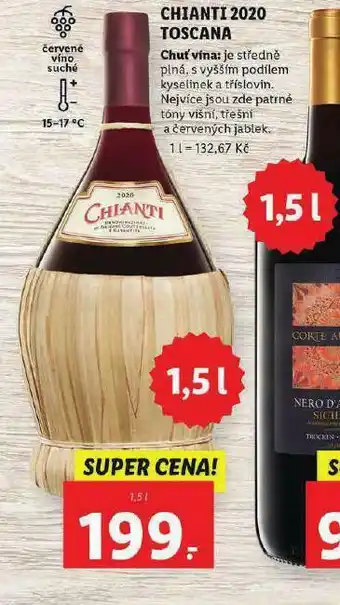 Lidl Chianti 2020 toscana nabídka