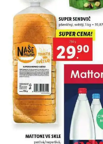 Lidl Super sendvič nabídka