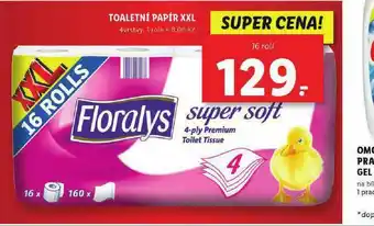Lidl Florysal toaletní papír nabídka