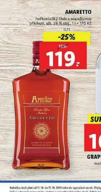 Lidl Amaretto nabídka