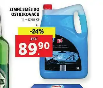 Lidl W5 zimní směs do ostřikovačů nabídka