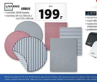 Lidl Ubrus nabídka