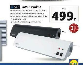 Lidl Laminovačka nabídka