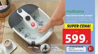 Perličková koupel na nohy