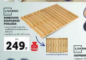 Lidl Bambusová koupelnová podložka nabídka