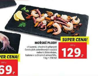 Lidl Mořské plody nabídka