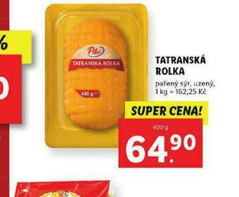 Lidl Tatranská rolka nabídka
