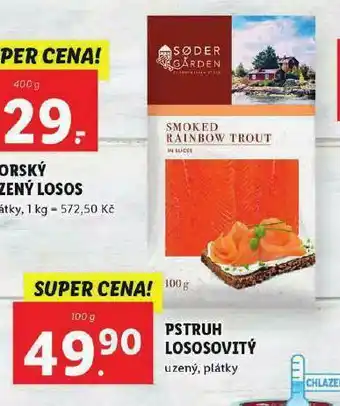 Lidl Pstruh lososvitý nabídka