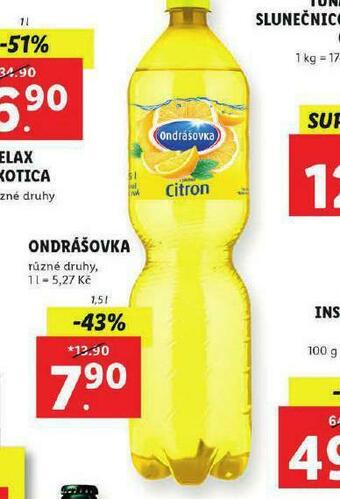 Lidl Ondrášovka nabídka