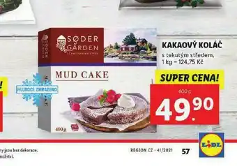 Lidl Kakaový koláč nabídka
