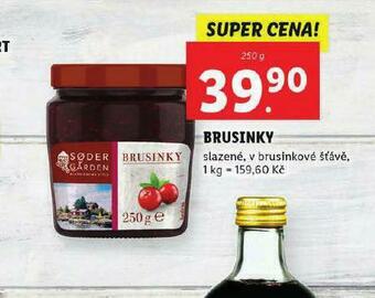 Lidl Brusinky nabídka
