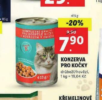Lidl Konzerva pro kočky nabídka