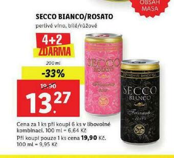 Lidl Secco bianco / rosato nabídka