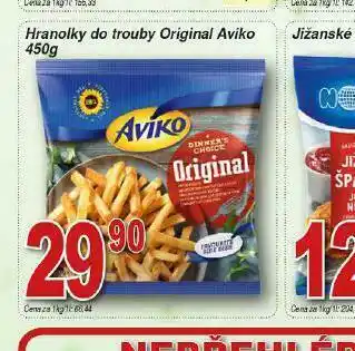 Lidl Hranolky do trouby originál aviko nabídka