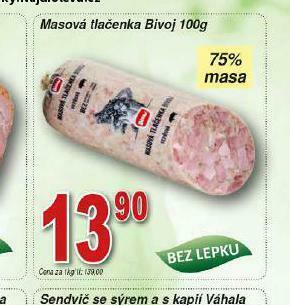 Lidl Masová tlačenka nabídka