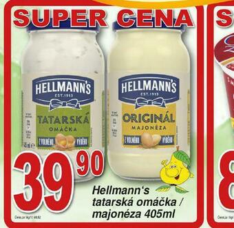 Lidl Hellman´s tatarská omáčka, majonéza nabídka