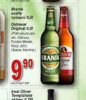 Lidl Pivo ostravar originál nabídka