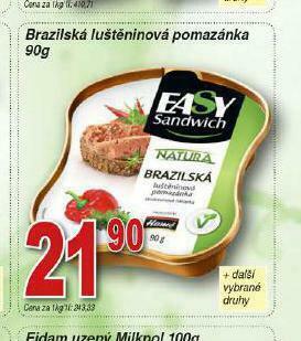Lidl Brazilská luštěninová pomazánka nabídka