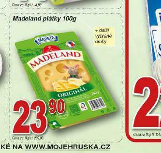 Lidl Madeland plátky nabídka