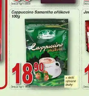 Lidl Cappuccino samantha oříšové nabídka