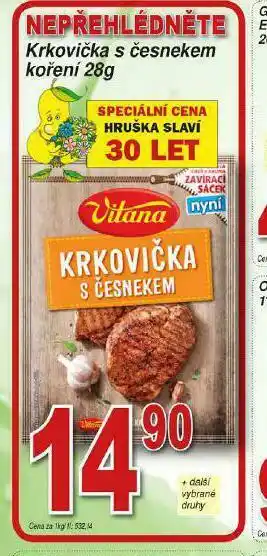 Lidl Krkovička s česnekem koření nabídka