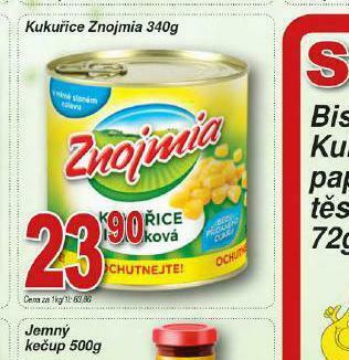Lidl Kukuřice znojmia nabídka