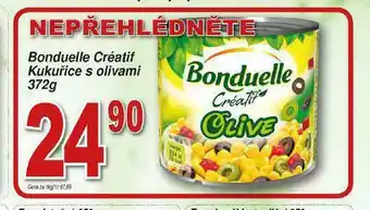 Lidl Bonduelle créatif kukuřoce s olivami nabídka